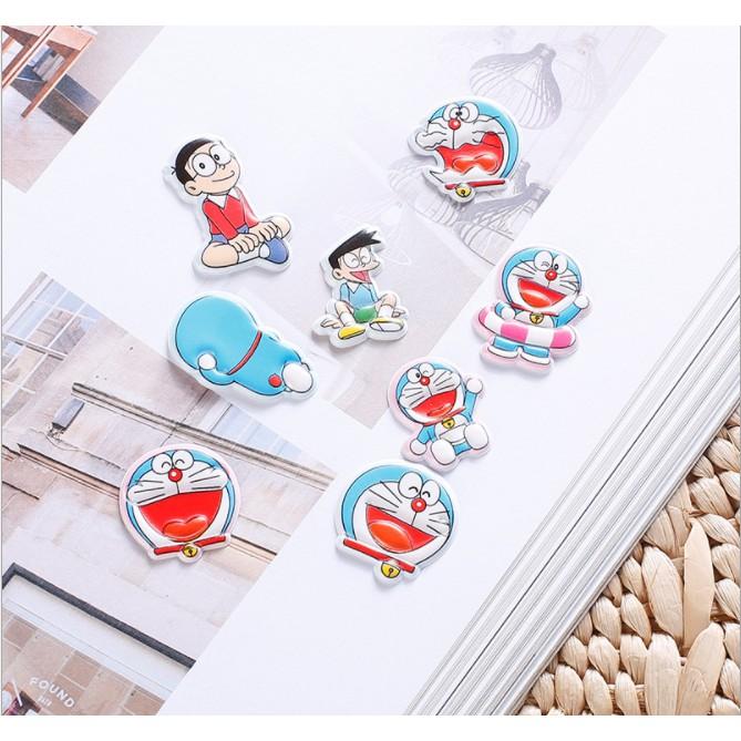 Sticker dán nổi 3D Doreamon, Biệt đội chó cứu hộ, Siêu nhân người nhện Spider man, Khủng long