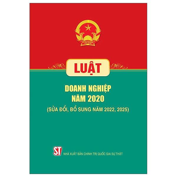 Sách - Luật Doanh Nghiệp Năm 2020 (Sửa Đổi, Bổ Sung Năm 2022, 2025)