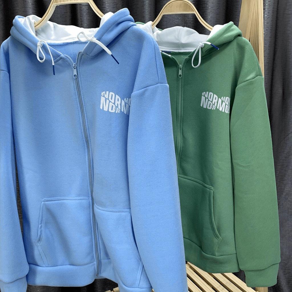 Áo khoác hoodies nỉ ngoại form to y hình