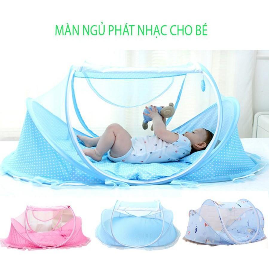 Màn, Mùng, Nôi Chụp Cho Bé Có Nhạc