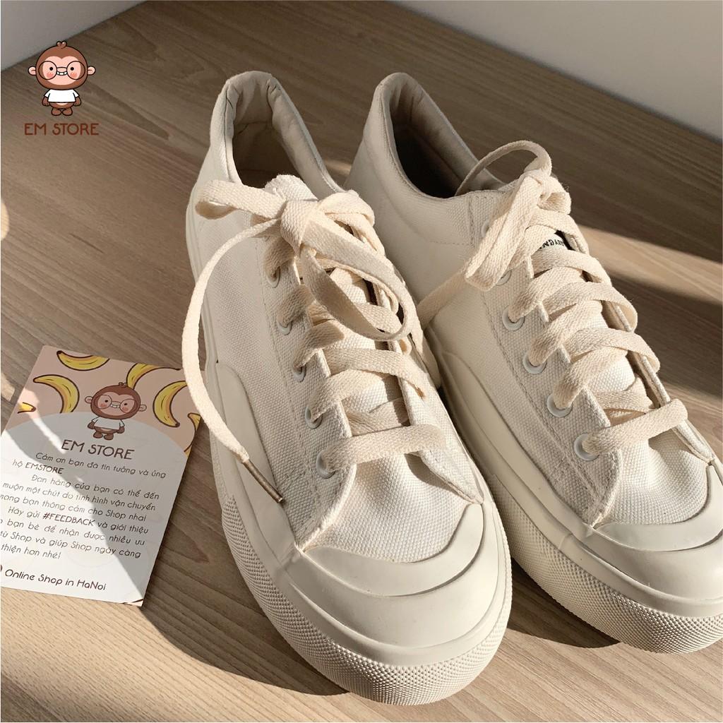 GIÀY BASIZ SNEAKER - MŨI TRÒN VIỀN CAO CHỐNG BẮN DỄ PHỐI ĐỒ ĐI CHƠI ĐI HỌC ĐẾ 2CM