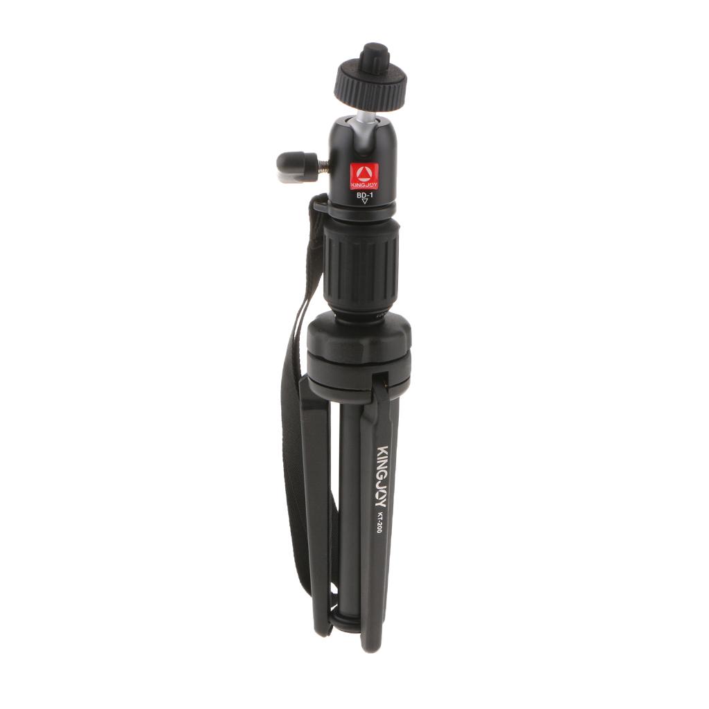 Mini Tabletop Camera Tripod Stand Holder with Ball Head For DSLR SLR Camera - Black