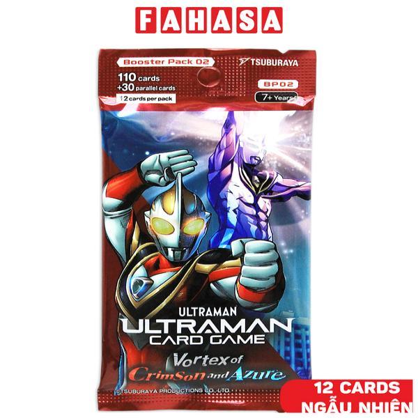 Card Game: Ultraman Booster Vol.02 - Vortex of Crimson and Azure - Tsuburaya BP02 (12 Cards Ngẫu Nhiên/Túi)