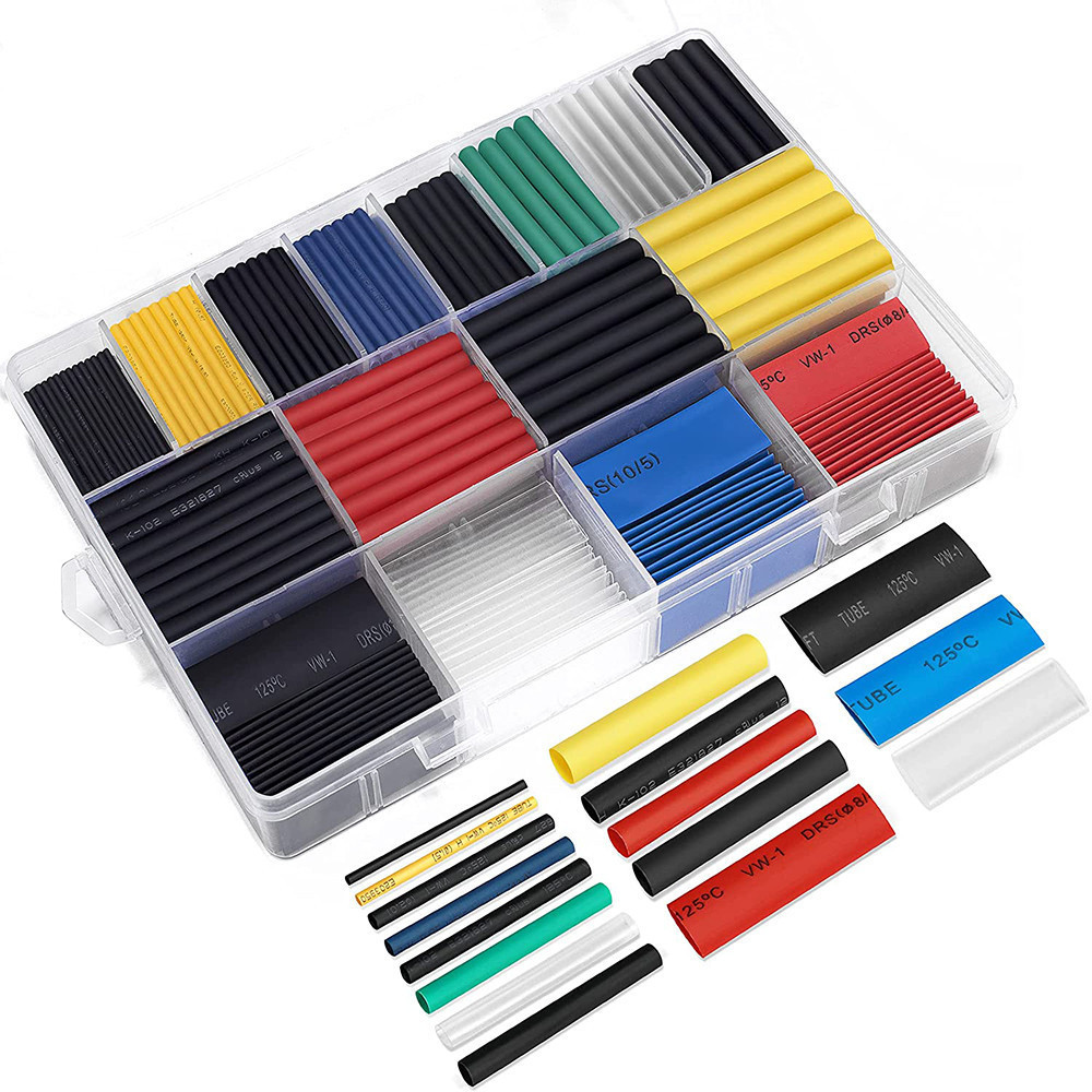 580 cái Chiếc ống co nhiệt cách điện chất liệu polyolefin, có đóng hộp, giá tốt đế cầu chì