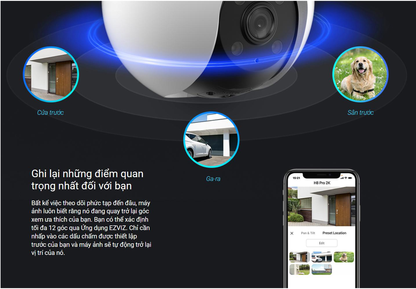 Hình ảnh Camera IP WiFi Ngoài Trời EZVIZ H8 3K 5MP - Hàng Chính Hãng