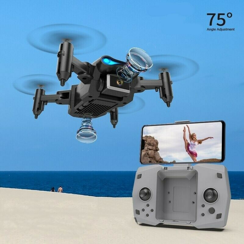 Flycam KY906 Mini Drone 4K có camera dành cho người tập bay, pin trâu, nhào lộn 360 độ, truyền hình ảnh trực tiếp về điện thoại