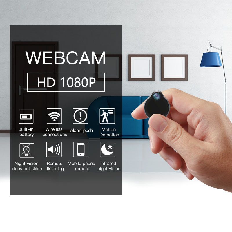 Camera mini H13-1080p wifi hồng ngoại góc rộng kèm thẻ 64Gb