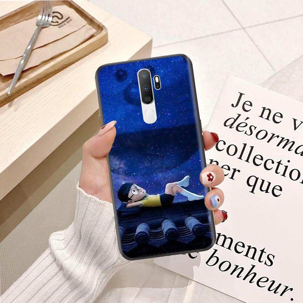 Ốp lưng điện thoại Oppo A5 2020 viền silicon dẻo TPU  hình Doremon Làm Duyên - Hàng chính hãng