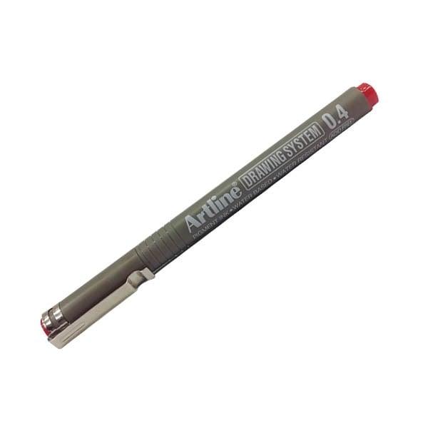 Bút Vẽ Kỹ Thuật Artline 0.4mm EK-234 RD - Mực Đỏ