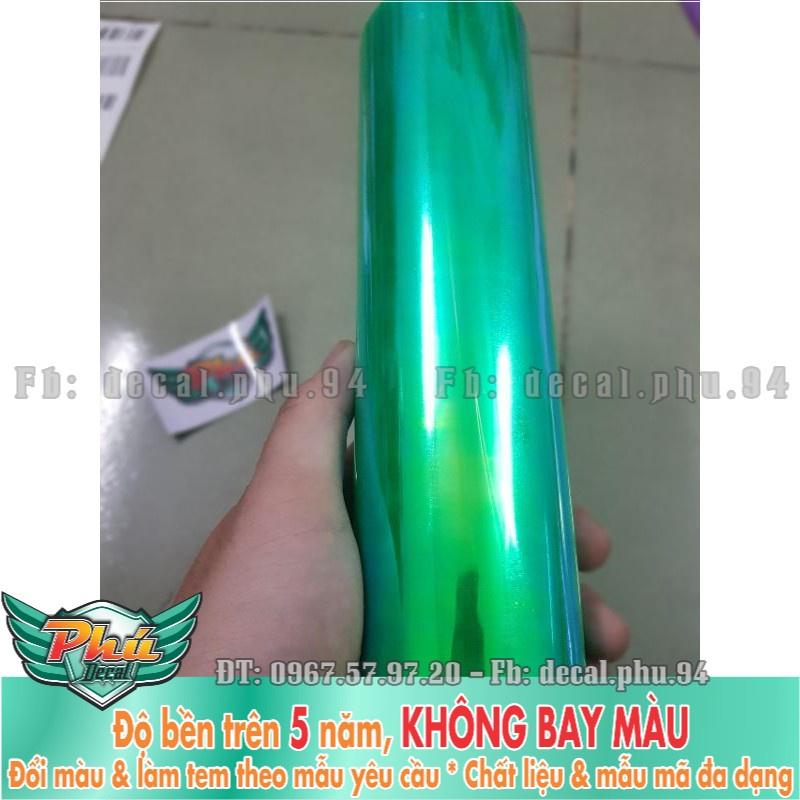 Film Dán choá đèn, demi, xi nhan xanh lá titan cao cấp các loại xe -1