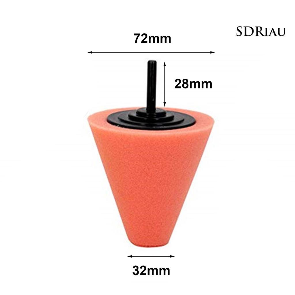 Set 3 / 4 / 5 / 6 Miếng Mút Đánh Bóng Xe Hơi Nhiều Màu Sắc
