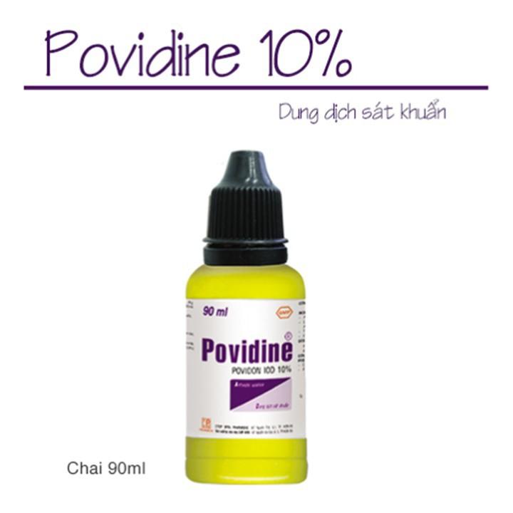 POVIDINE IOD 10% 90ML - DUNG DỊCH SÁT KHUẨN VẾT THƯƠNG