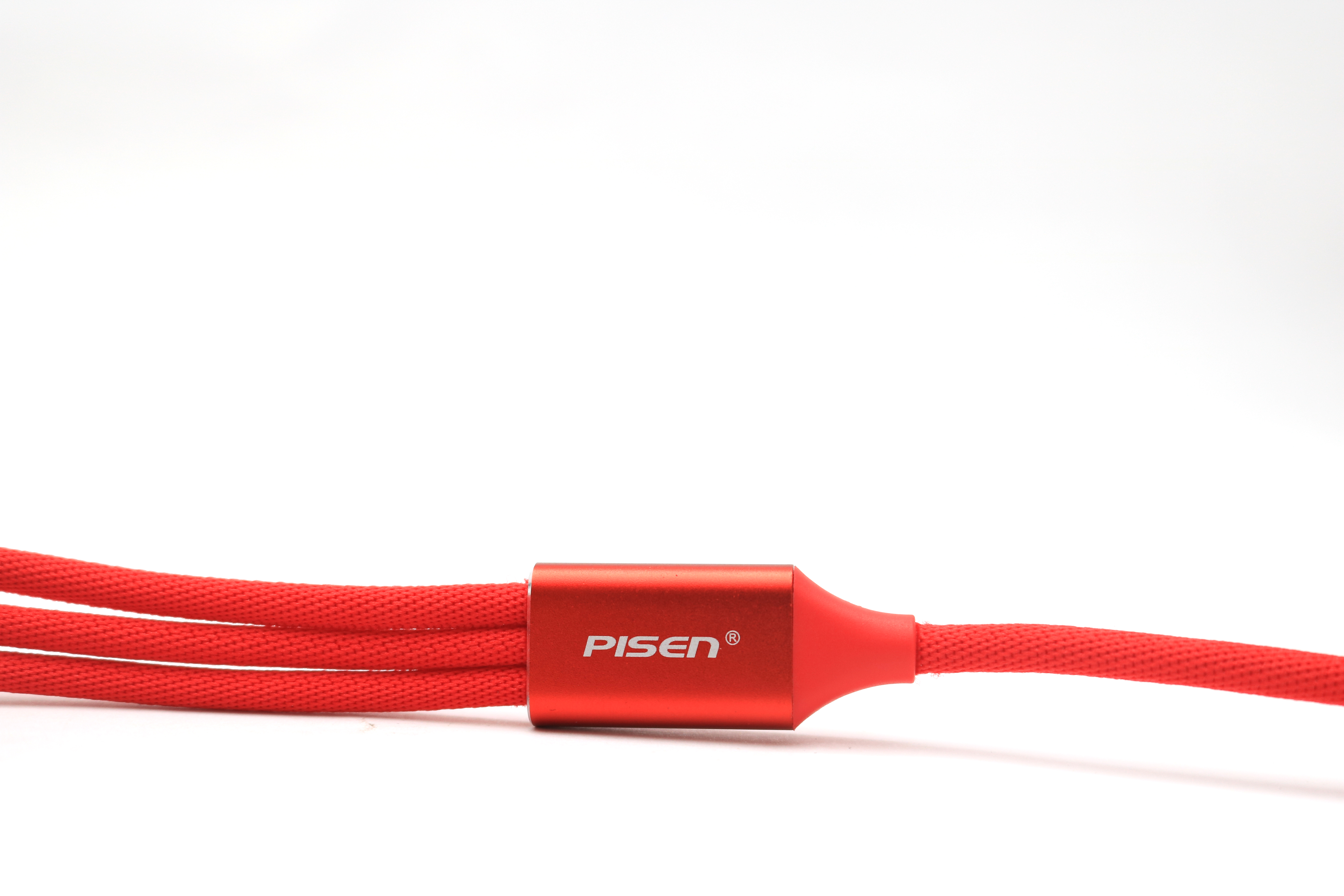 Cáp sạc Pisen 3 in 1 (Lightning, Type-C, Micro ) 1500mm - Aluminum alloy braided - Hàng chính hãng