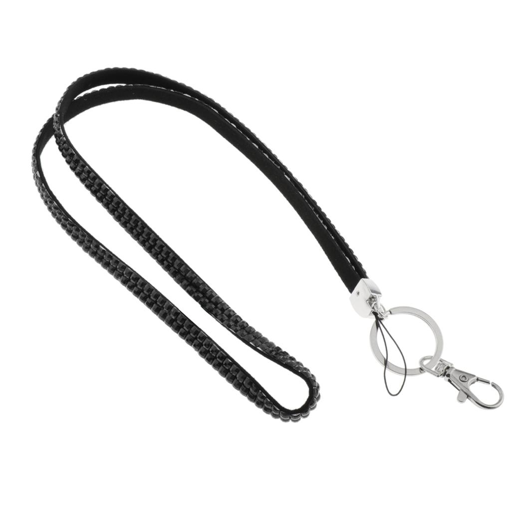 Dây đeo ID Badge Badge Chủ Dây đeo Dây đeo Cổ điện Thoại Lấp Lánh