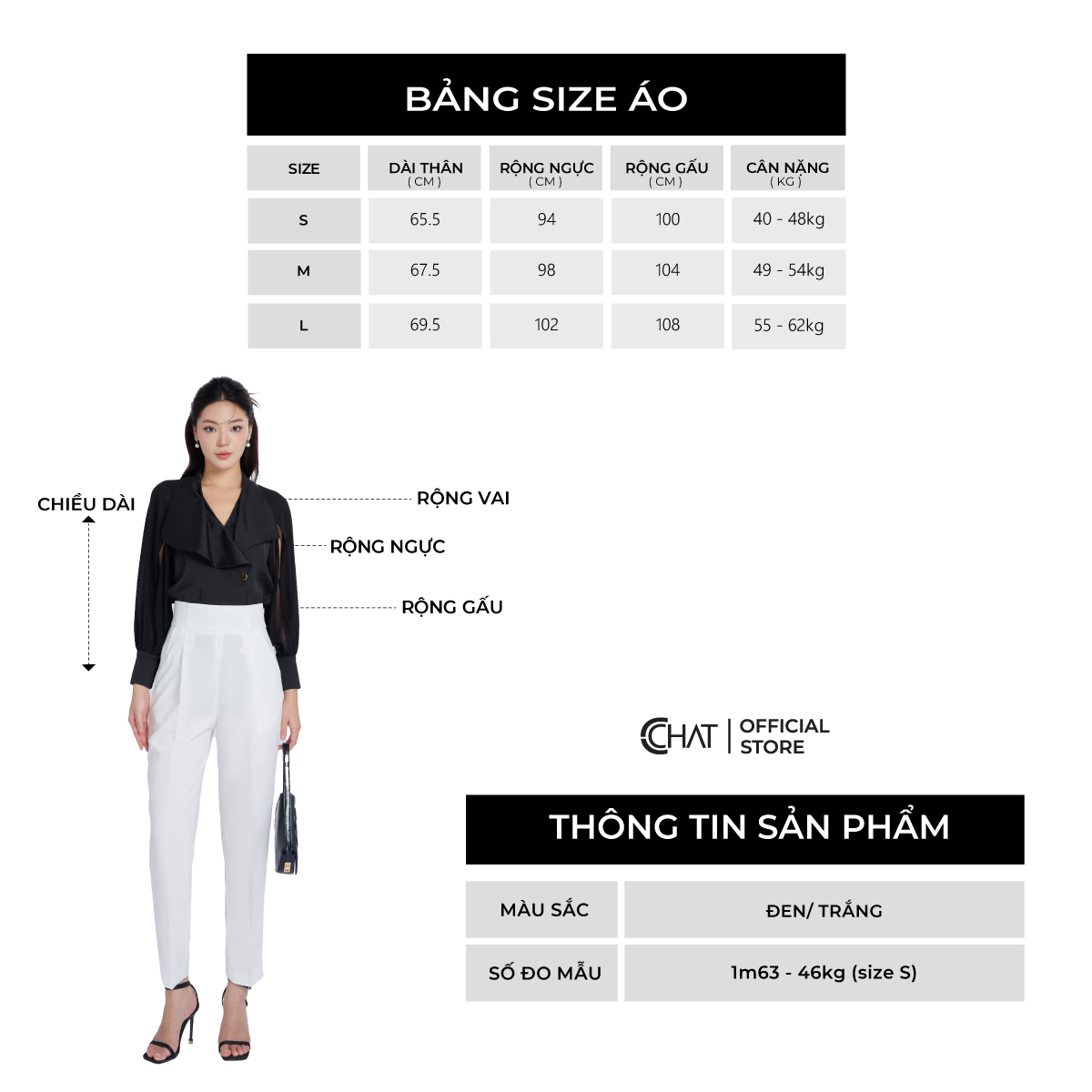 Áo Sơ Mi Nữ Kiểu Cổ Rủ Tay Phối Xẻ Chất Liệu Lụa Cao Cấp Mềm Mịn 53FDL8022ST