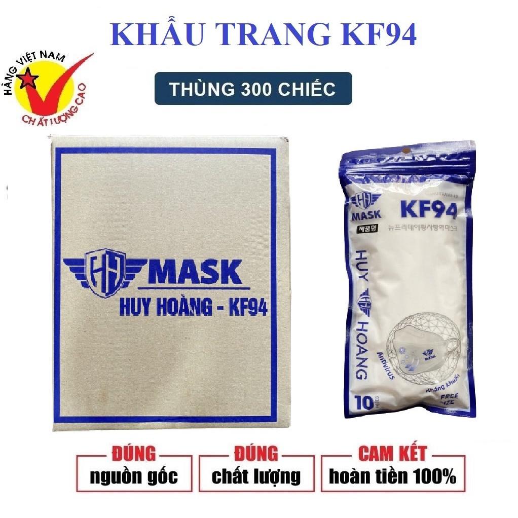 THÙNG 300 CHIẾC KHẨU TRANG 4D KF94 ÔM SÁT MẶT KHÔNG DÍNH SON ( 1995 GIA DỤNG ) -