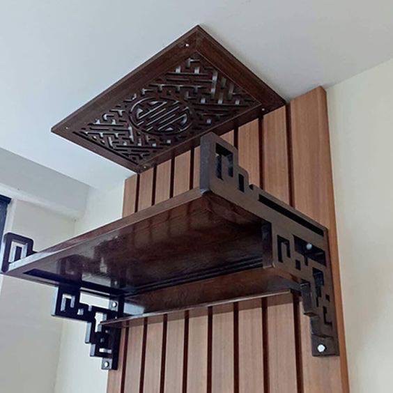 bàn thờ gỗ sồi 81cm