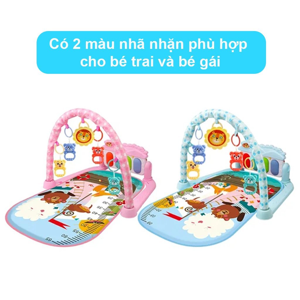 Thảm Nhạc Cho Bé Sơ Sinh, Thảm Đàn Piano Cho Bé, Thảm Đồ Chơi Cho Bé, Hình Thù Ngộ Nghĩnh Nhiều Màu - Hàng Nhập Khẩu