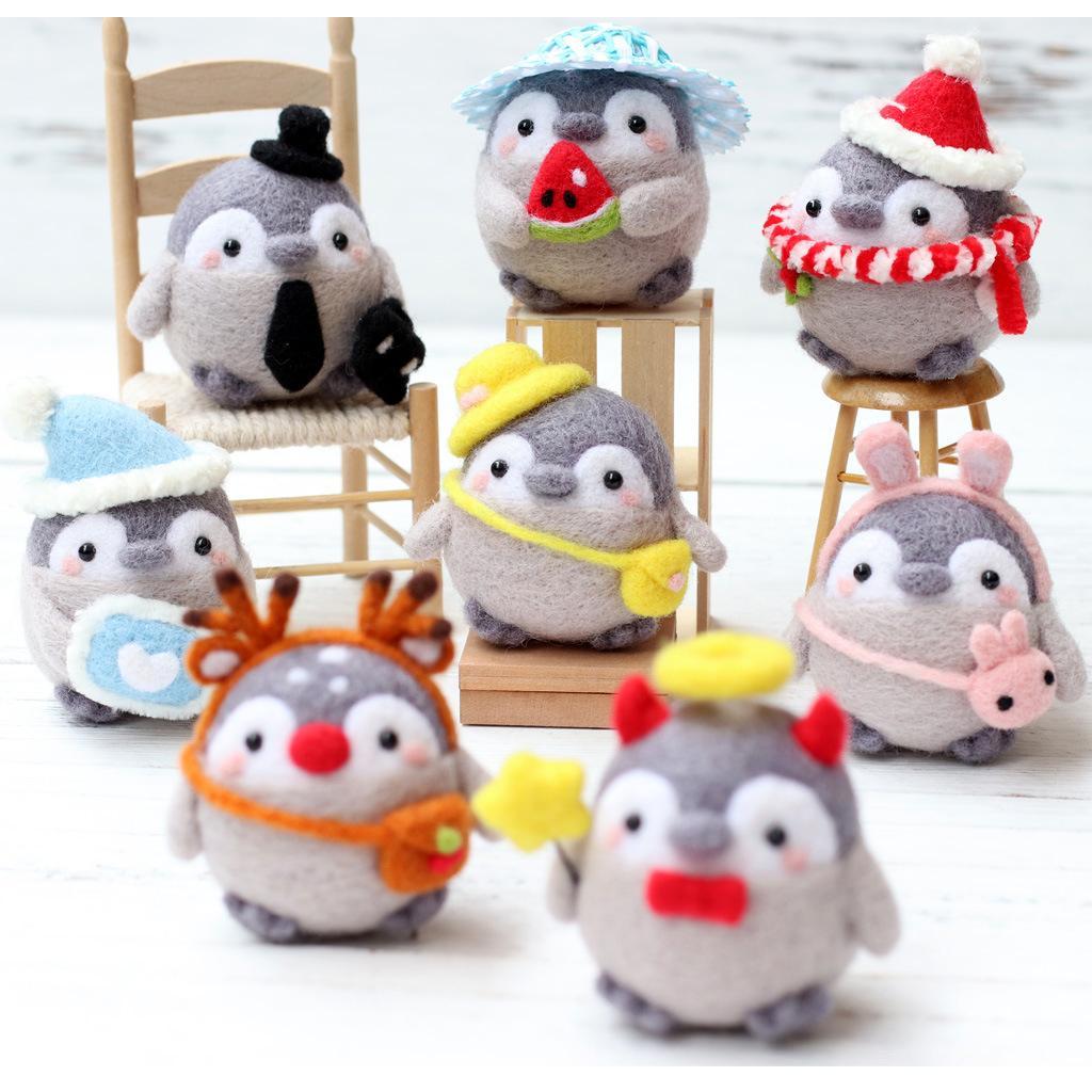 2x Penguin Needle Felting Starter Kit for Beginners with Instruction