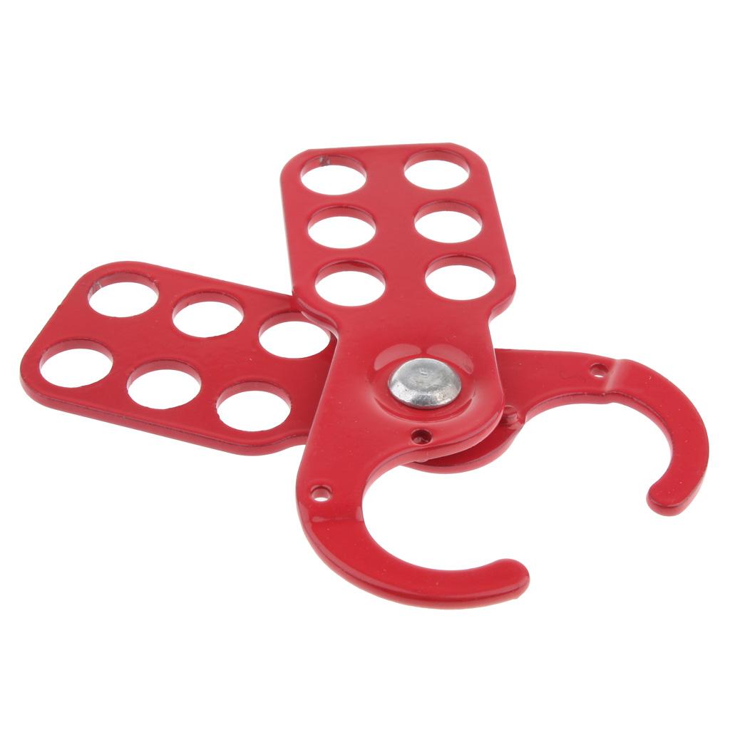 Khóa Tagout Chốt Bấm Với PE Bọc Tay Cầm Giữ Lên Đến 6 Khóa Móc Treo, 1 ''Hàm