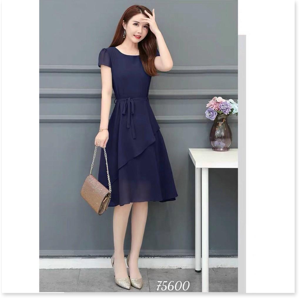 ĐẦM XÒE VOAN CHIFON NỮ CỰC SANG TRỌNG DÀNH CHO CÁC QUÝ CÔ HQ TH9020