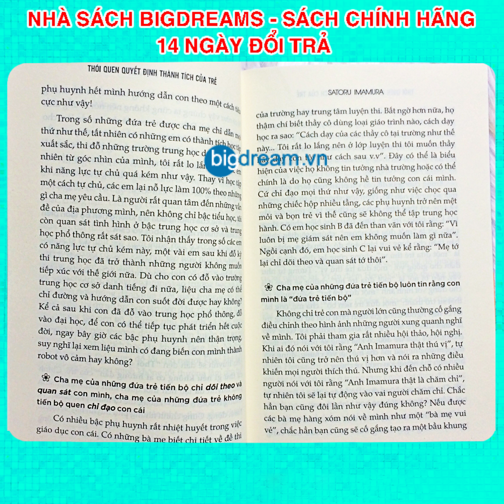 Thói Quen Quyết Định Thành Tích Của Trẻ - Dạy con khoa học