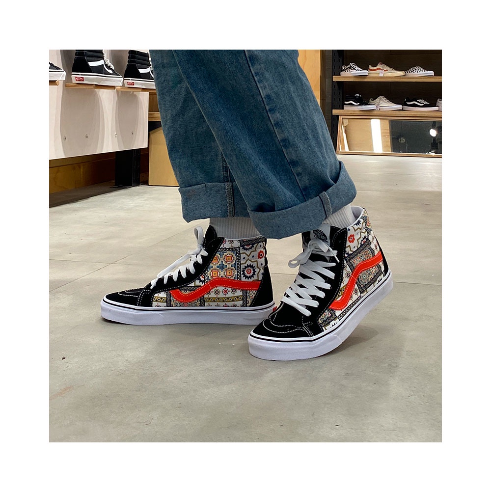 Giày Vans SK8-Hi Reissue Moroccan Tile Check VN0A4BV8687