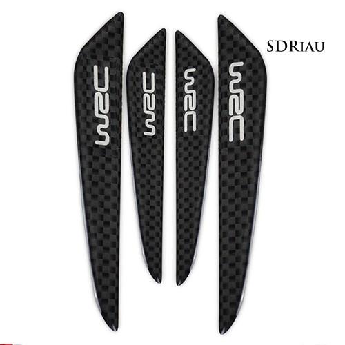 Set 4 Miếng Dán Carbon Bảo Vệ Chống Trầy Cho Cửa Xe Ô Tô