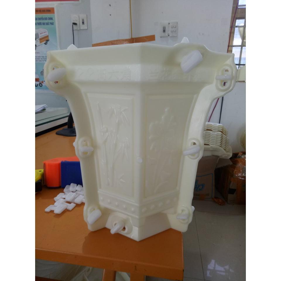 Khuôn đúc chậu lục giác ống 22