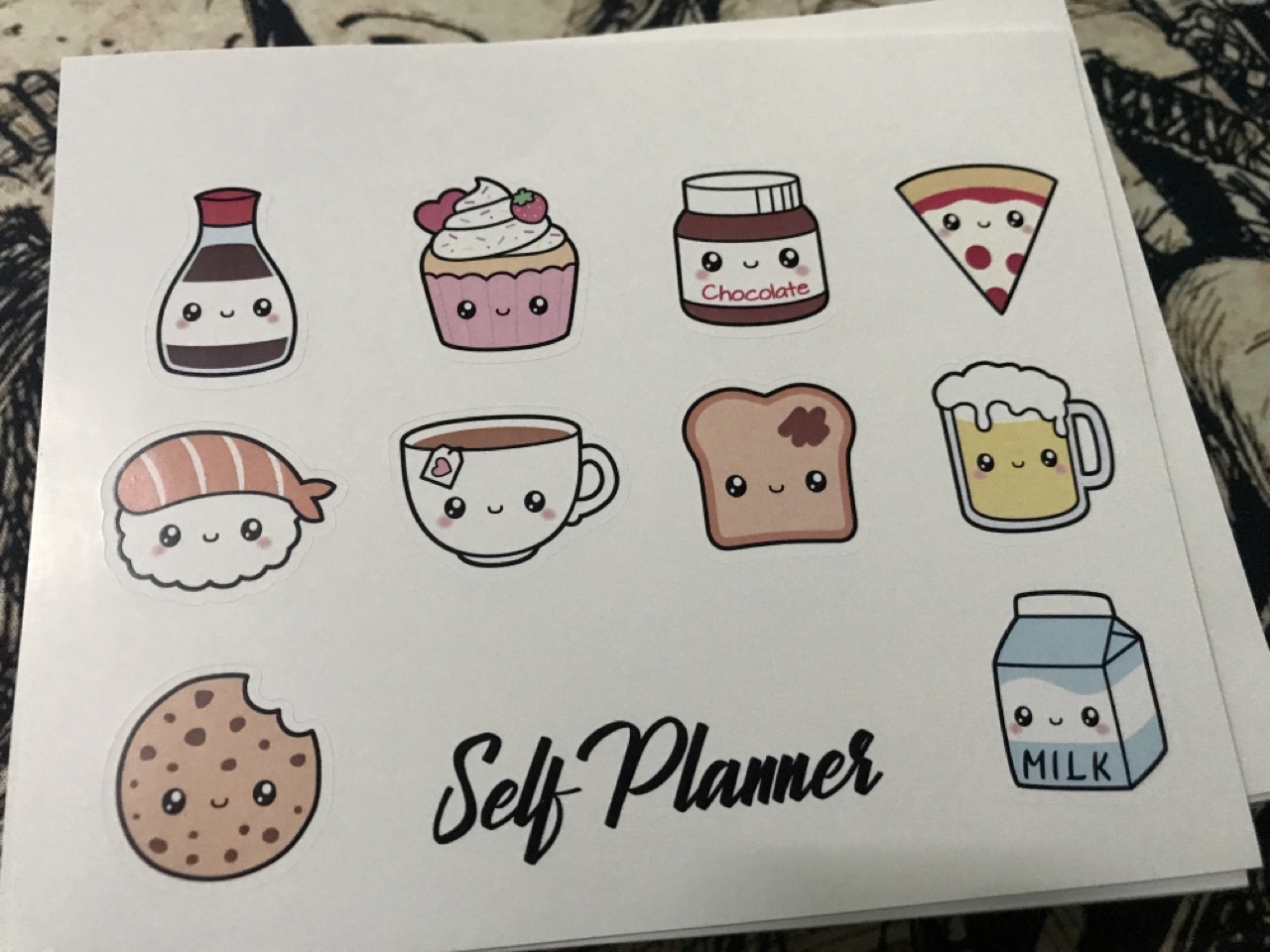 Mua Sticker Dán Hình Dễ Thương Trang Trí Sổ Tay Bullet Journa, Planner - 10  Hình / Tấm | Tiki