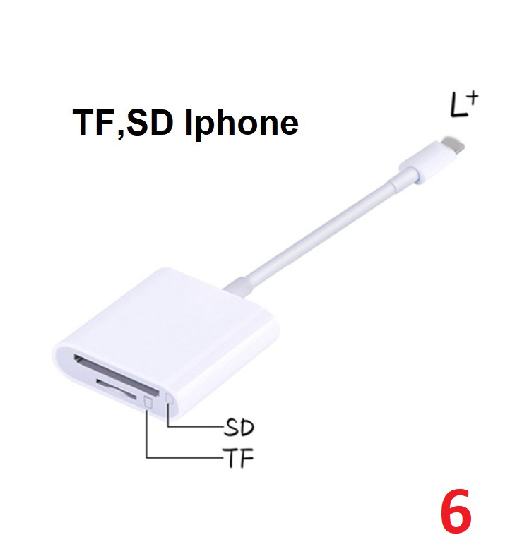 Các loại đầu đọc thẻ điện thoại dành cho Apple, Androi đọc TF, SD, CF, USB