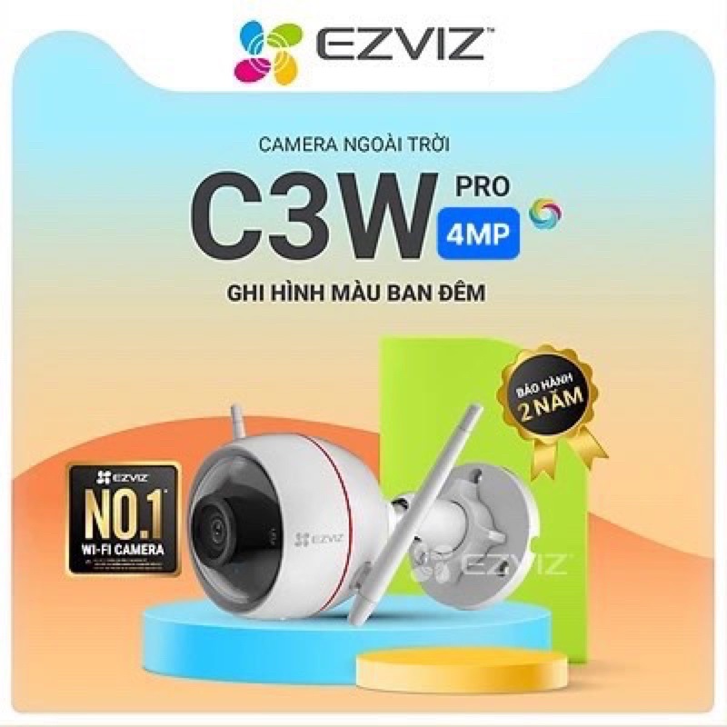 Camera Wifi EZVIZ C3W Pro 4MP - Hàng chính hãng