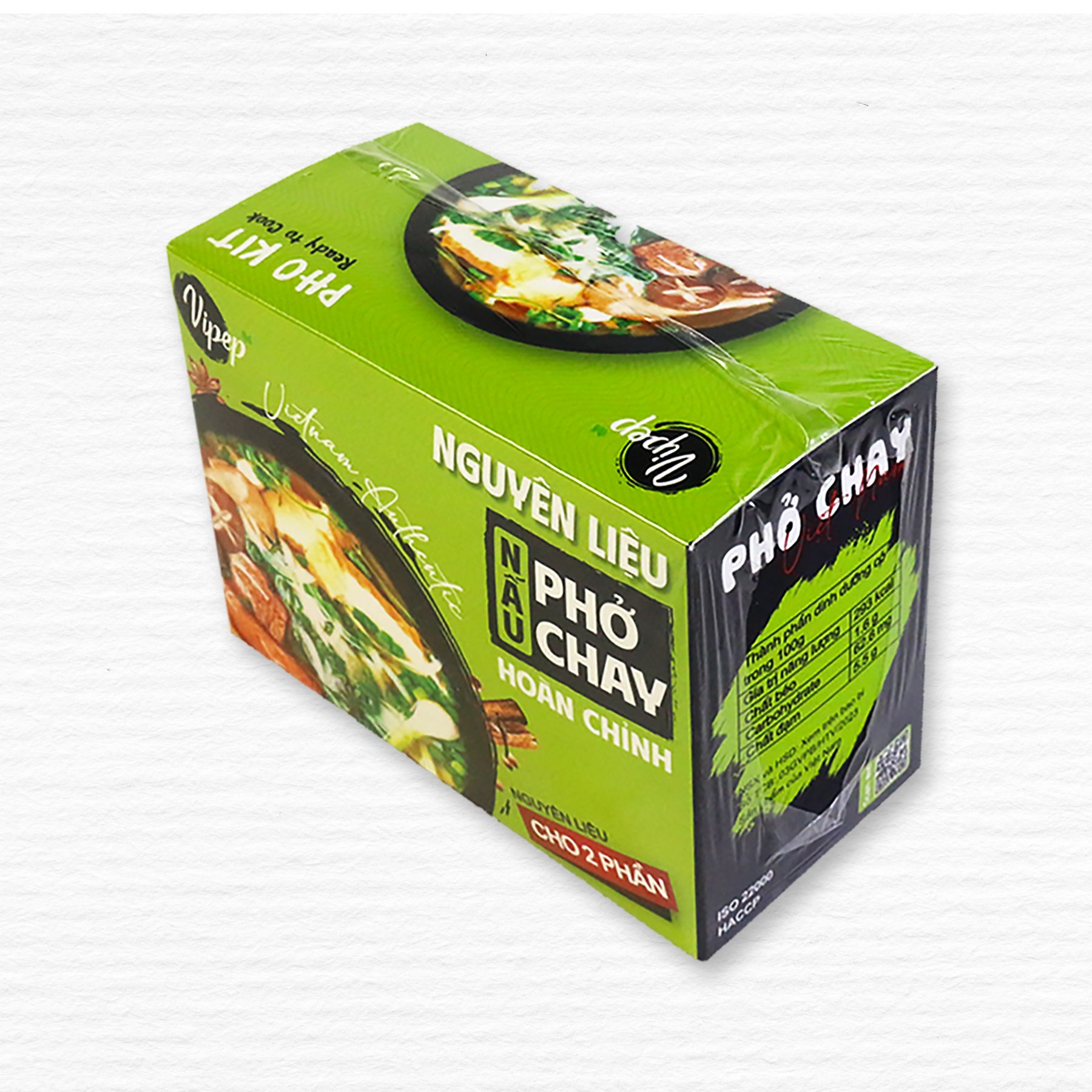 Nguyên Liệu Nấu Phở Chay Hoàn Chỉnh Vipep 185G