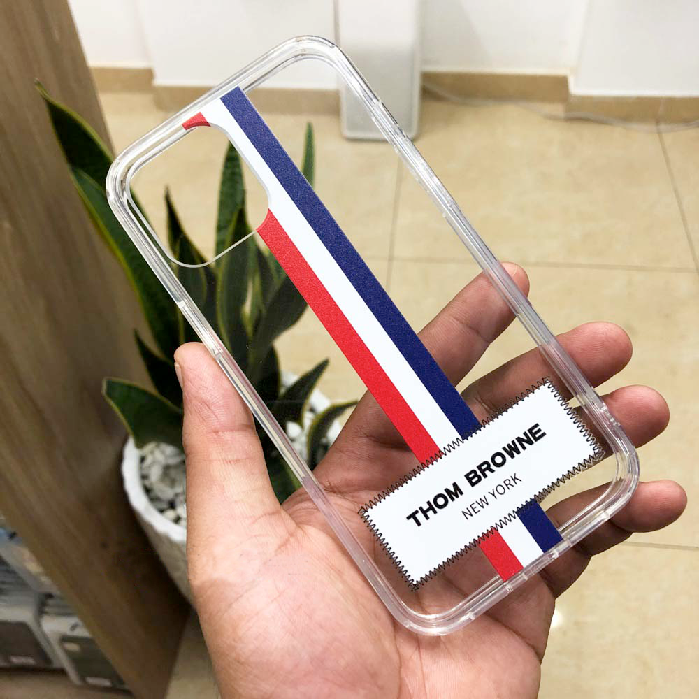 Ốp lưng trong suốt chống sốc cho iPhone 13 Pro Max hiệu Likgus Thom Browne (bảo vệ toàn diện, chất liệu cao cấp, thiết kế thời trang) - hàng nhập khẩu