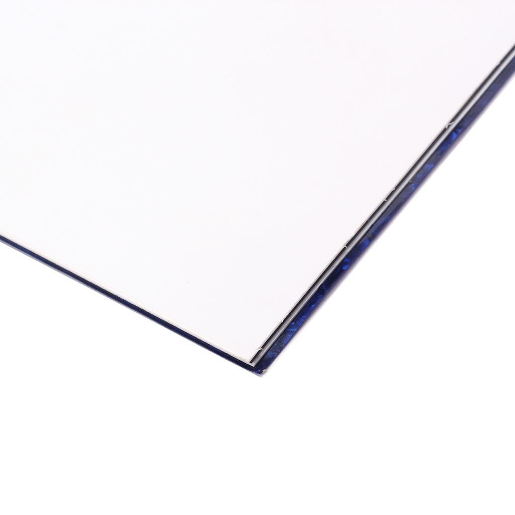 2 Pieces  Guitar Blank Scratch Plate Pickguard Sheet Material