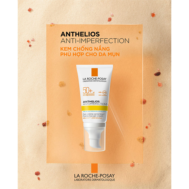 Kem Chống Nắng Cho Da Dầu Dễ Nổi Mụn La Roche Posay Anthelios Anti-Imperfection 50ml