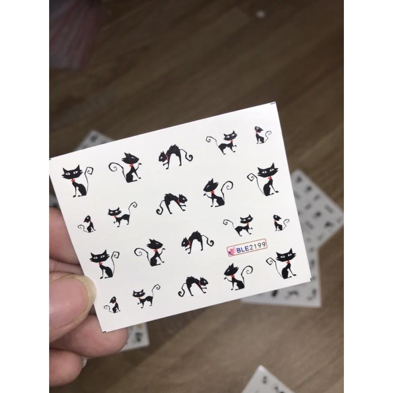 Stick dán săm nước hoạt hình Mèo