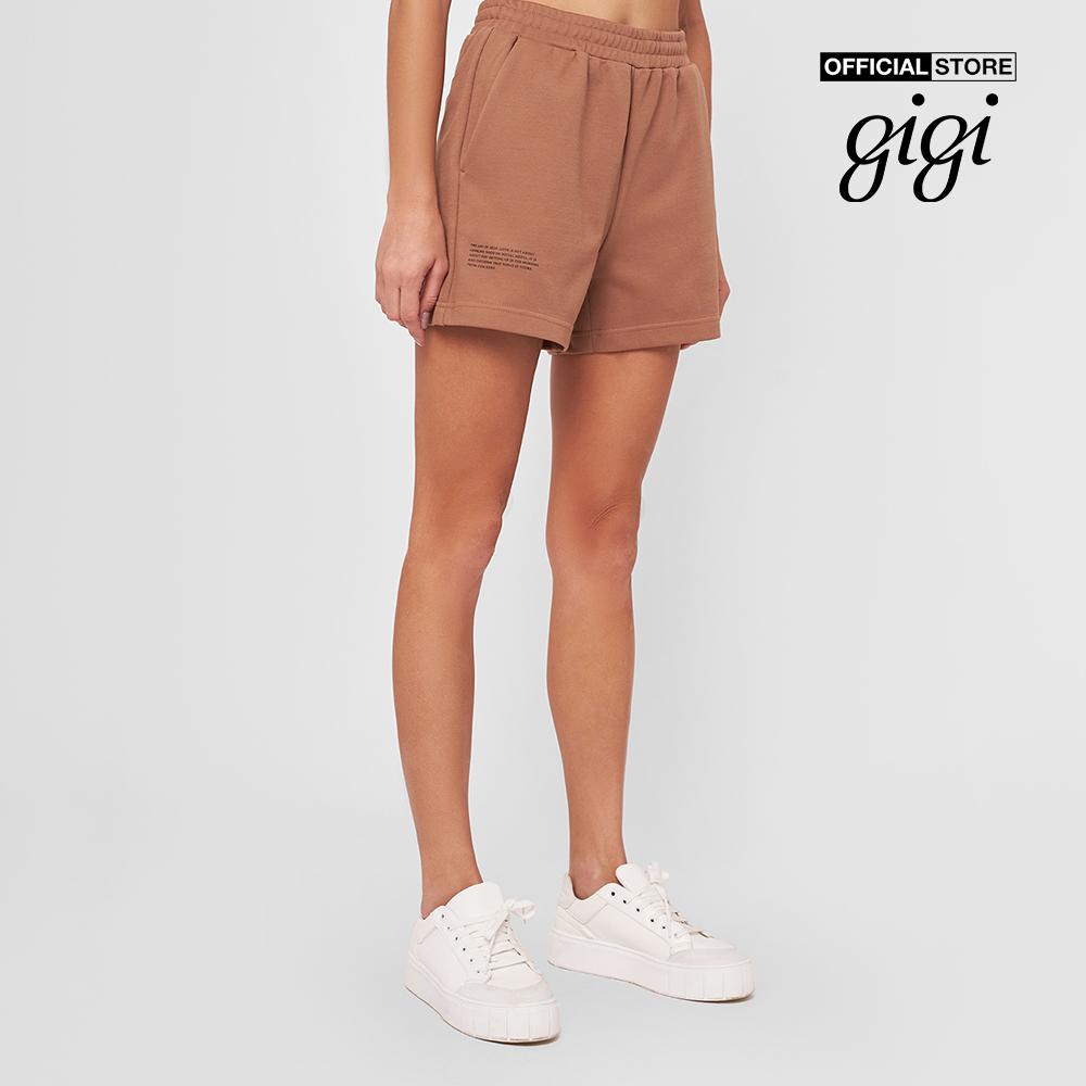 GIGI - Quần shorts nữ lưng thun năng động G3406S211408