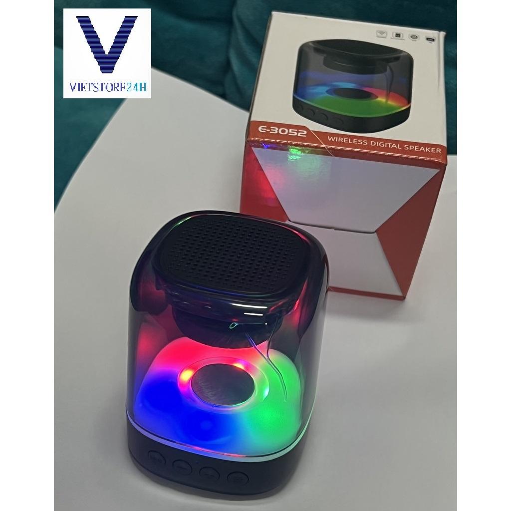 Loa bluetooth E-3052 mini di động cầm tay,loa mini có led RGB đổi màu