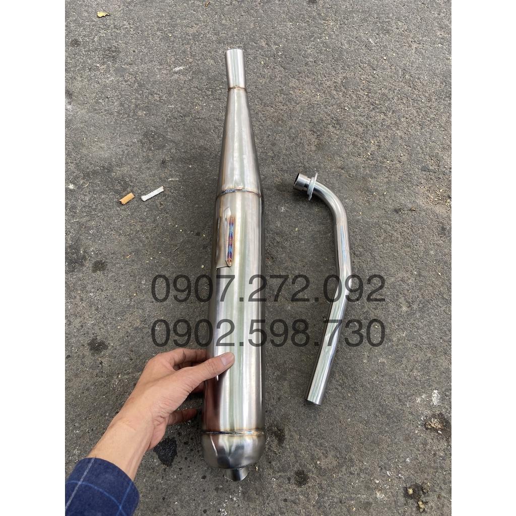 Pô TĂNG FUTURE LED INOX 304 móc ấm kèm CỔ thông dụng mọi xe máy