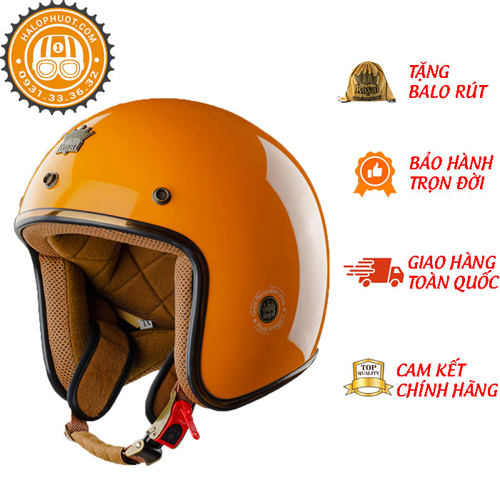 Nón bảo hiểm 3/4 Royal M20C
