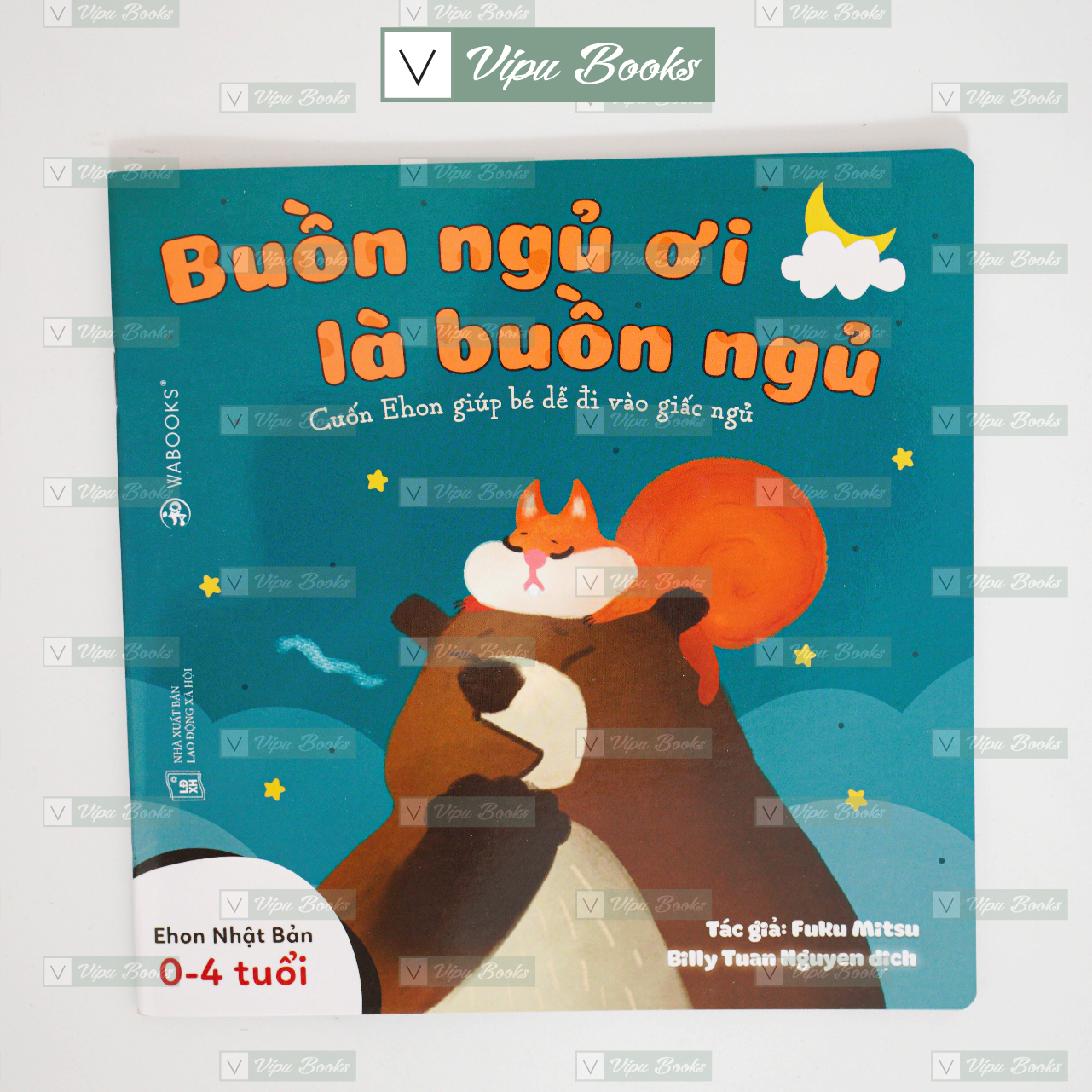 Sách - Ehon Nhật Bản Giúp Bé Dễ Đi Vào Giấc Ngủ - Buồn Ngủ Ơi Là Buồn Ngủ - Dành Cho Bé Từ 0-4 Tuổi