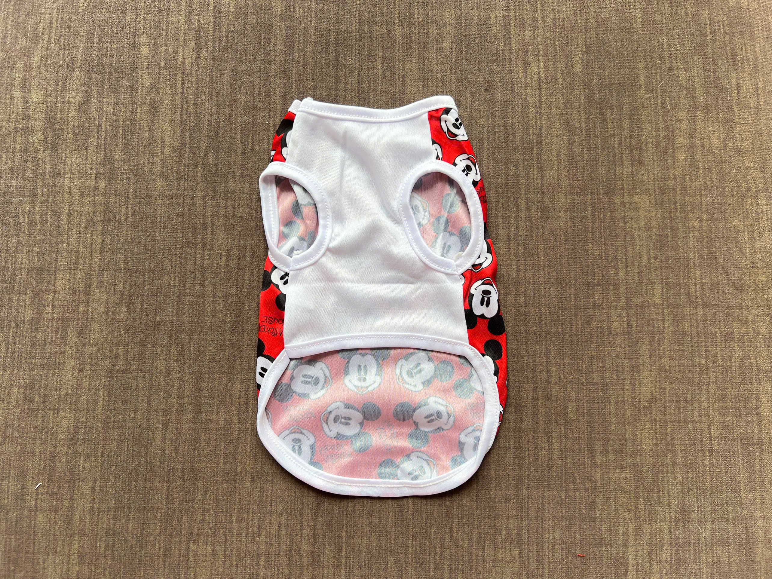 ÁO THUN BA LỖ MICKEY THÔNG HƠI SIÊU DỄ THƯƠNG TỪ 1-5KG DÀNH CHO THÚ CƯNG CHÓ MÈO