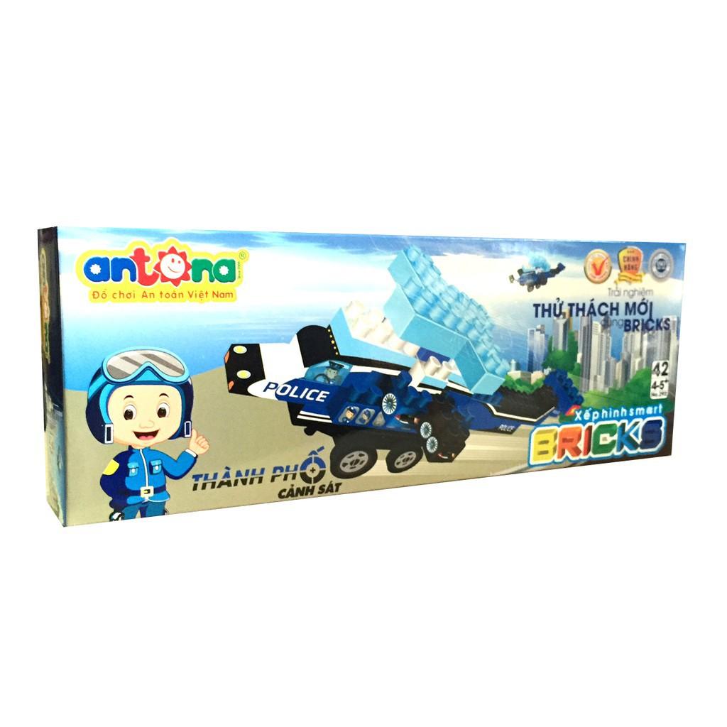 Bộ Đồ Chơi Xếp Hình Thành Phố Cảnh Sát
