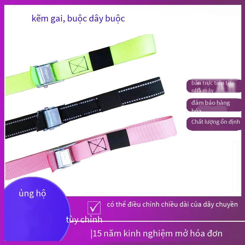 Ưu đãi đặc biệt tùy chỉnh 25 mm vải nylon hợp kim kẽm khóa hàng hóa liên kết vành đai xe tải cố định vành đai đóng gói buộc căng dây