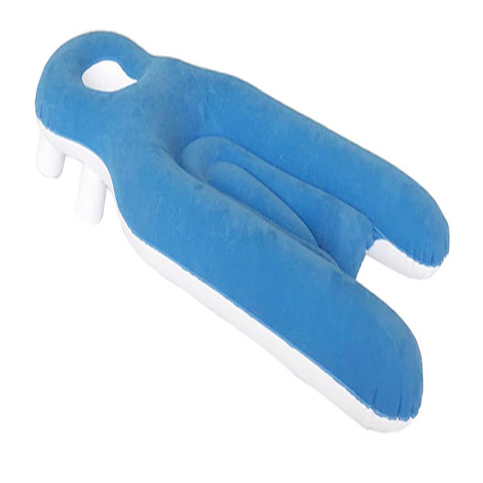Face Down Pillow Eye Recovery Equipment Comfortable Head and Neck pillow Pillow with Hole Bed Pillow Inflatable for Sleeping Napping
