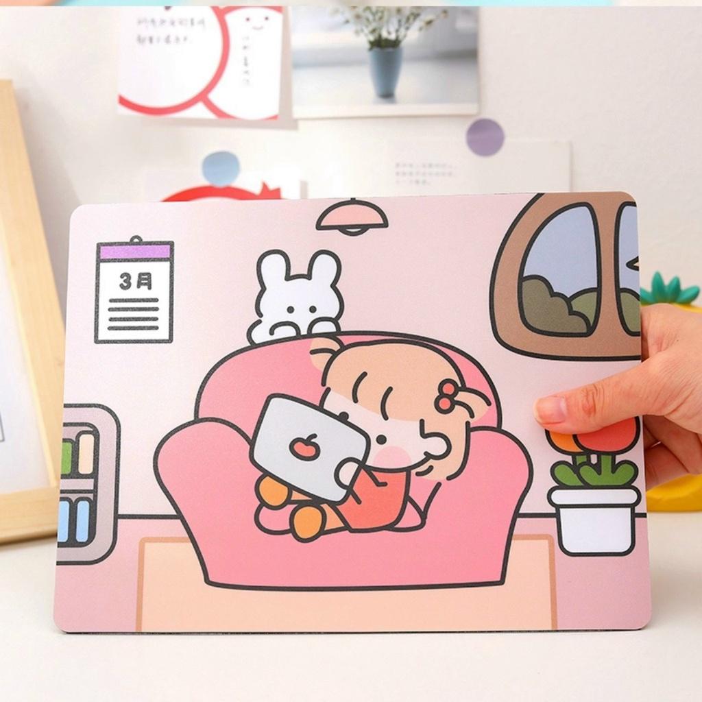 Miếng Lót Chuột Máy Tính Hình Hoạt Hình Sáng Tạo