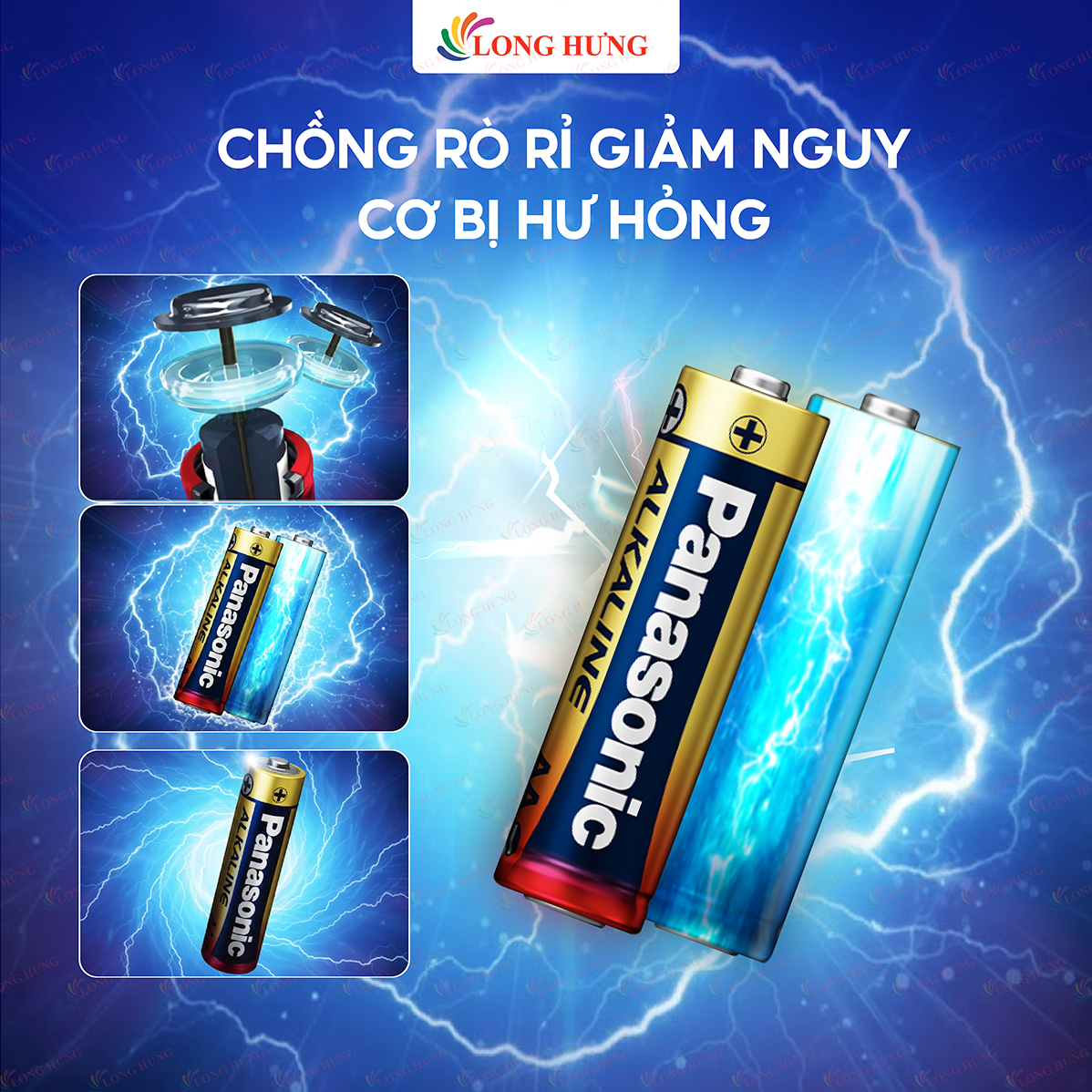 Vỉ Pin kiềm Panasonic Alkaline 27A 12V LRV27A/1BPA (1 viên/5 viên) - Hàng chính hãng