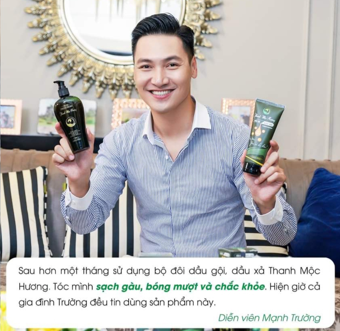 Dầu gội thảo dược Thanh Mộc Hương giúp sạch gàu giảm rụng tóc 350ml