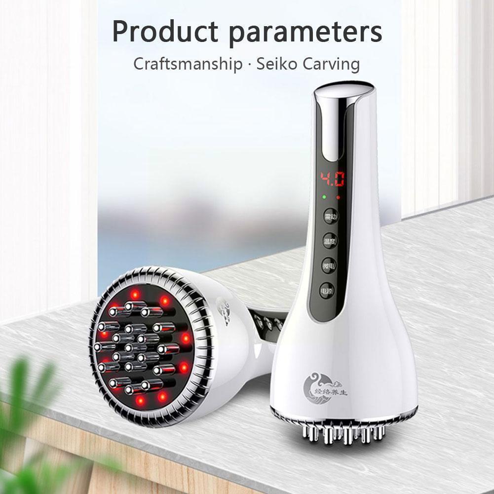 Máy massage xung điện 9 cấp độ cơ thể không dây pin sạc Spa Body cao cấp - tặng kèm 5 chai tinh dầu WormWood
